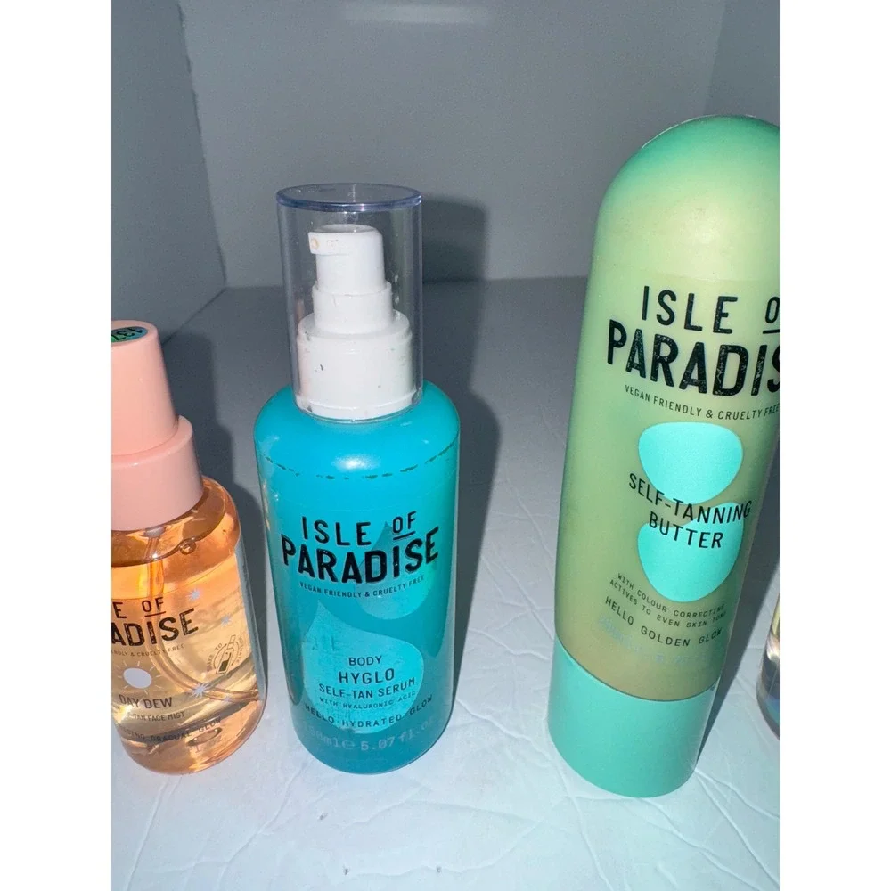 Isle of Paradise Self Tanner Bundle: Butter, Serum, Eraser, Dew Mist